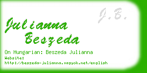 julianna beszeda business card